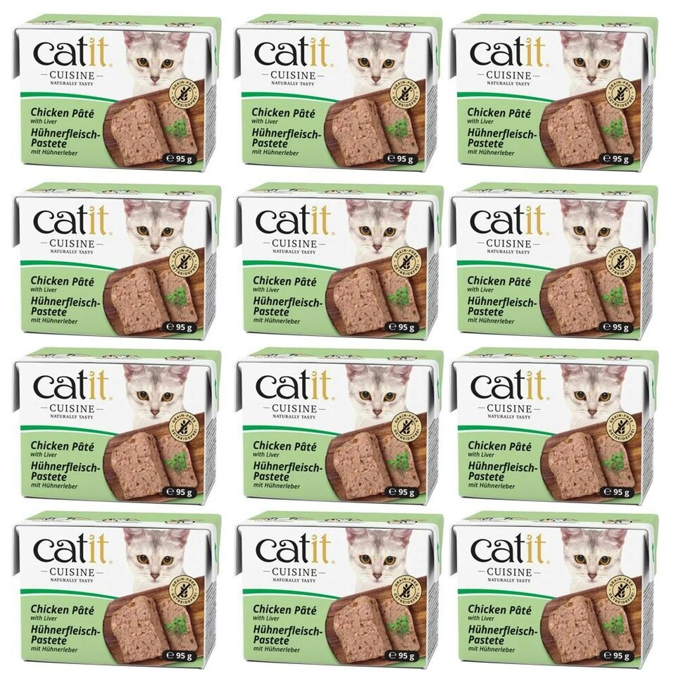 image 1 of Catit Cuisine Chicken Pâté with Liver 95g Wet Cat Food (Bundle of 12)