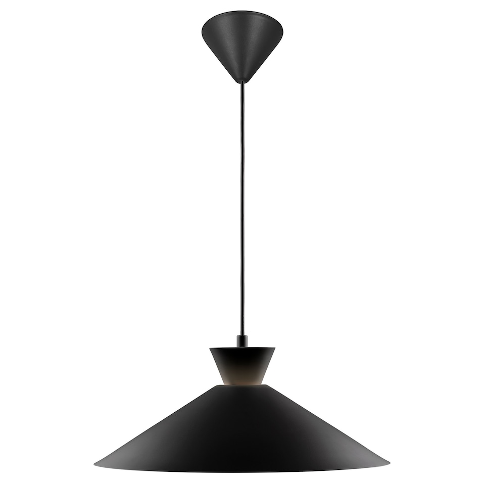 image 1 of Nordlux Dial Indoor Pendant Light Black Metal E27 Retro - Mains Powered, IP20