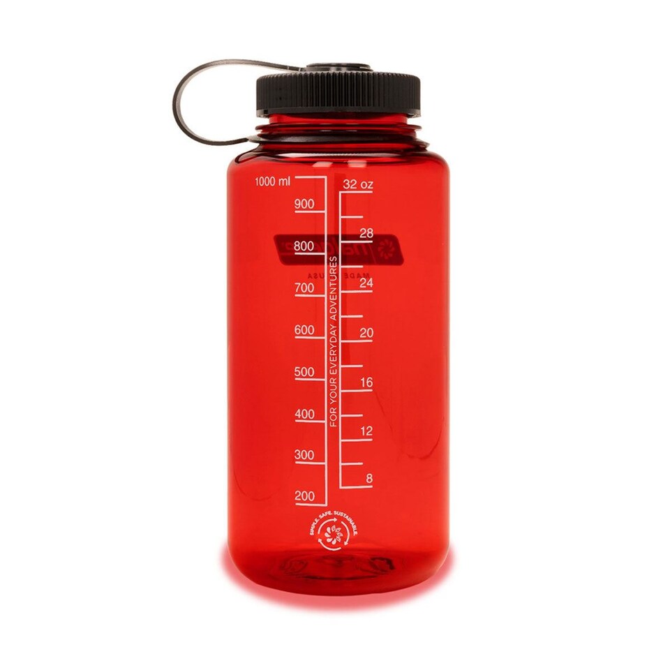 image 1 of Nalgene Wide Mouth 1L Tritan Sustain Water Bottle - Red