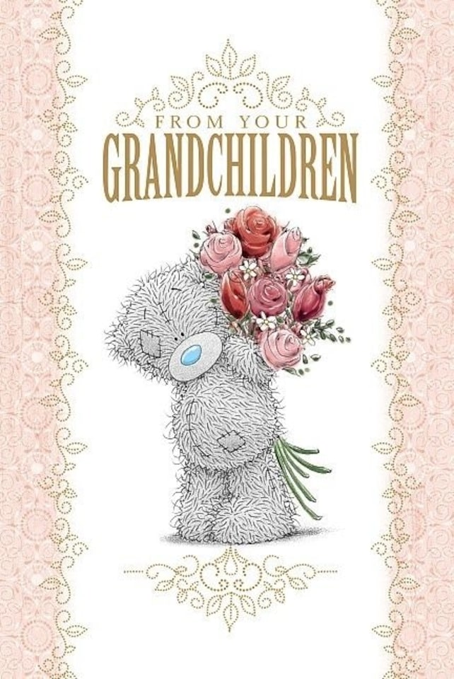 image 1 of From Your Grandchildren Me to You Bear Mothers Day Card