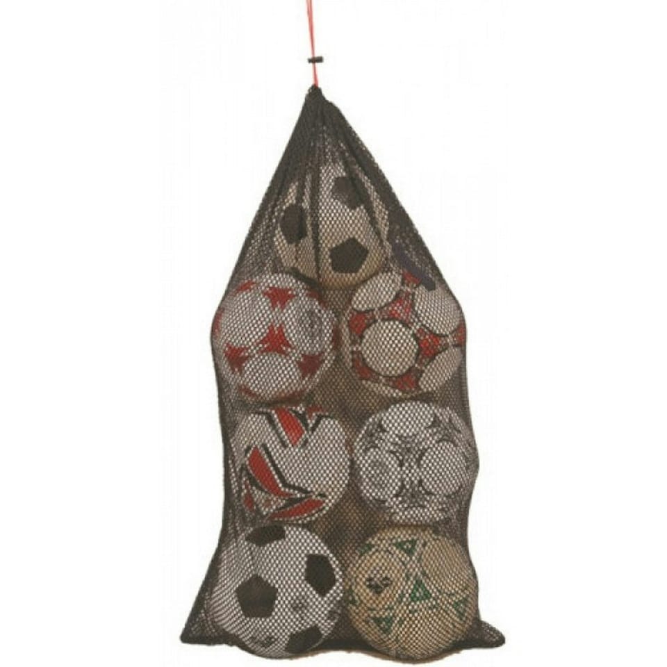 Carta Sport Mesh 12 Ball Football Bag - Black - One Size