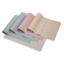 Blue Canyon Rubber Bath Mat Cream 34 x 74cm - One Colour - One Size