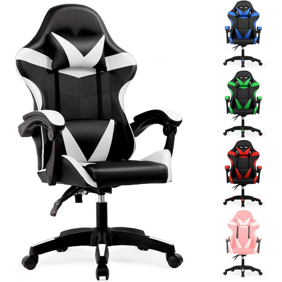 image 1 of Ergonomic Gaming Chair | Black | Black