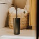image 3 of COSMIC Toilet Brush with Holder, Matt Black, Free standing Essentials Collection