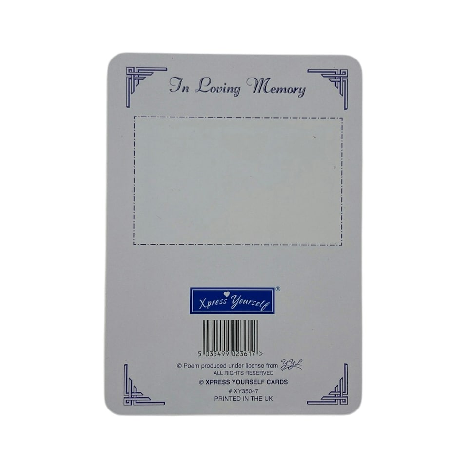 image 1 of In Loving Memory Of Daughter Keepsake Graveside Card