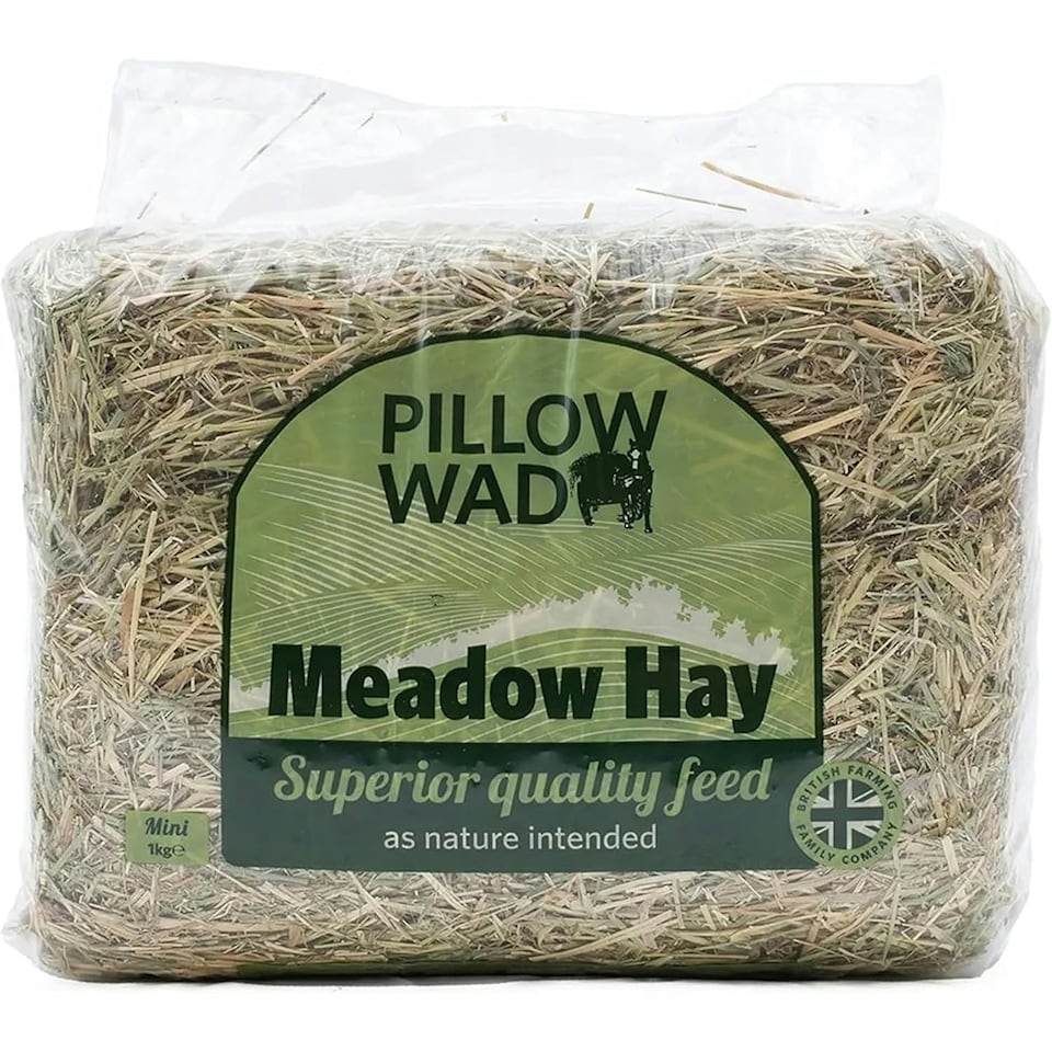 image 1 of 2 x 1KG Fresh Meadow Hay Natural Feed Dried Grass For Small Animals