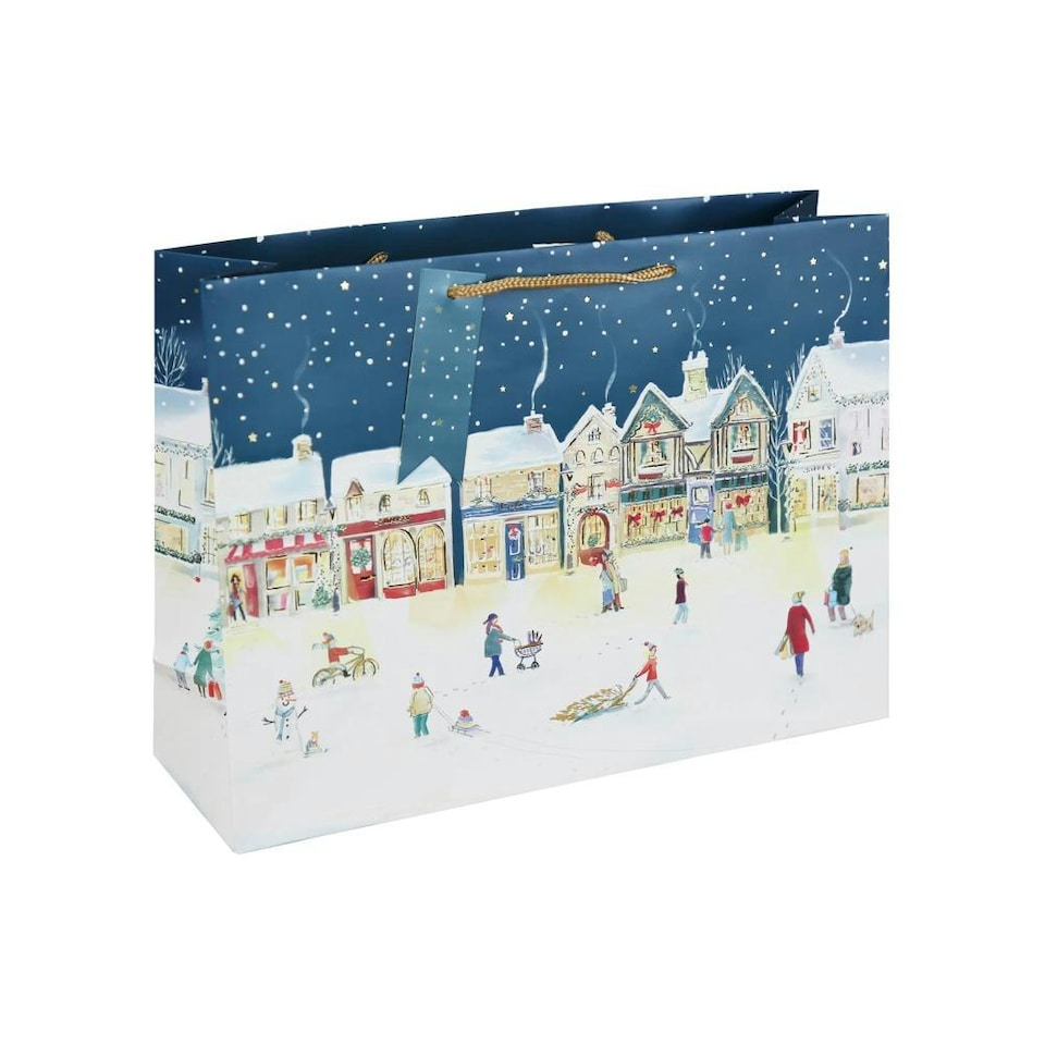 image 1 of Christmas Scene Shopper Bag
