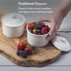 image 3 of Porcelain Ramekin with Lid (9cm), Set of 2 | Multi | 2