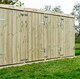 image 3 of Shireburn Quintet Wheelie Bin Store - Timber - L80.4 x W353.4 x H120 cm - Fits 5 x 180L or 5 x 240L Wheelie Bins
