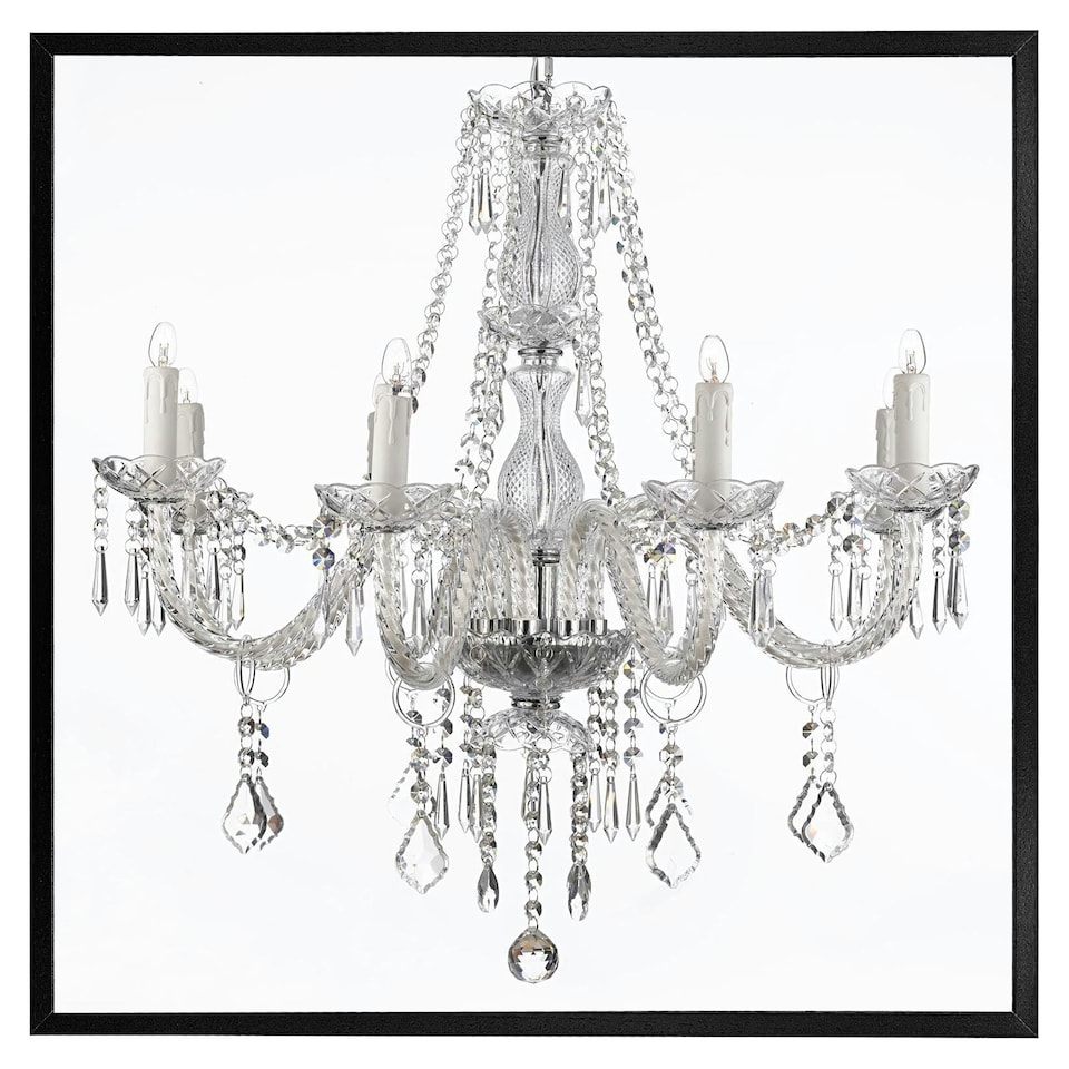 image 1 of Chandelier (Picture Frame) Grey | XL