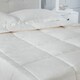 image 3 of Luxury 13.5 Tog Goose Feather And Down Duvet 100% Cotton Cover Single White