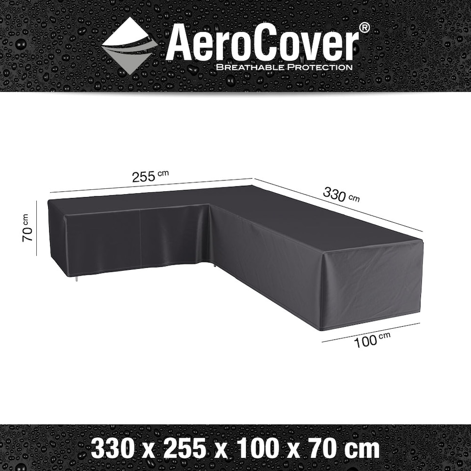 image 1 of Platinum AeroCover Outdoor Right-Hand L-Shape Sofa Cover W330 x W255 x D100 x H70 cm
