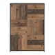 image 2 of Best Chest Storage Cabinet with 6 Doors in Concrete Optic Dark Grey/Old - Wood Vintage