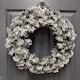 image 3 of 50cm Snow Flocked Imperial Pine Christmas Wreath