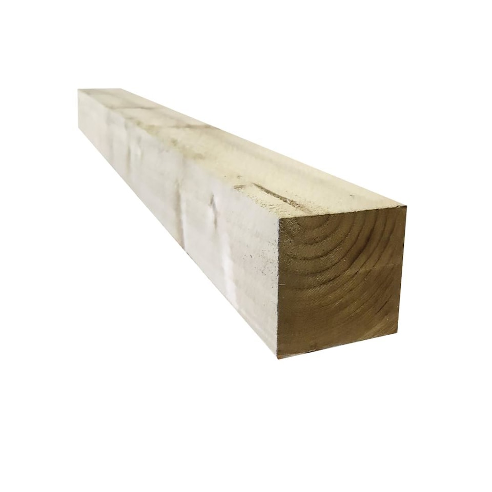 image 1 of Snowdon Timber Garden FP446T2 Treated 4x4" Fence Post (H) 1.8m (W) 100mm 2 Pack