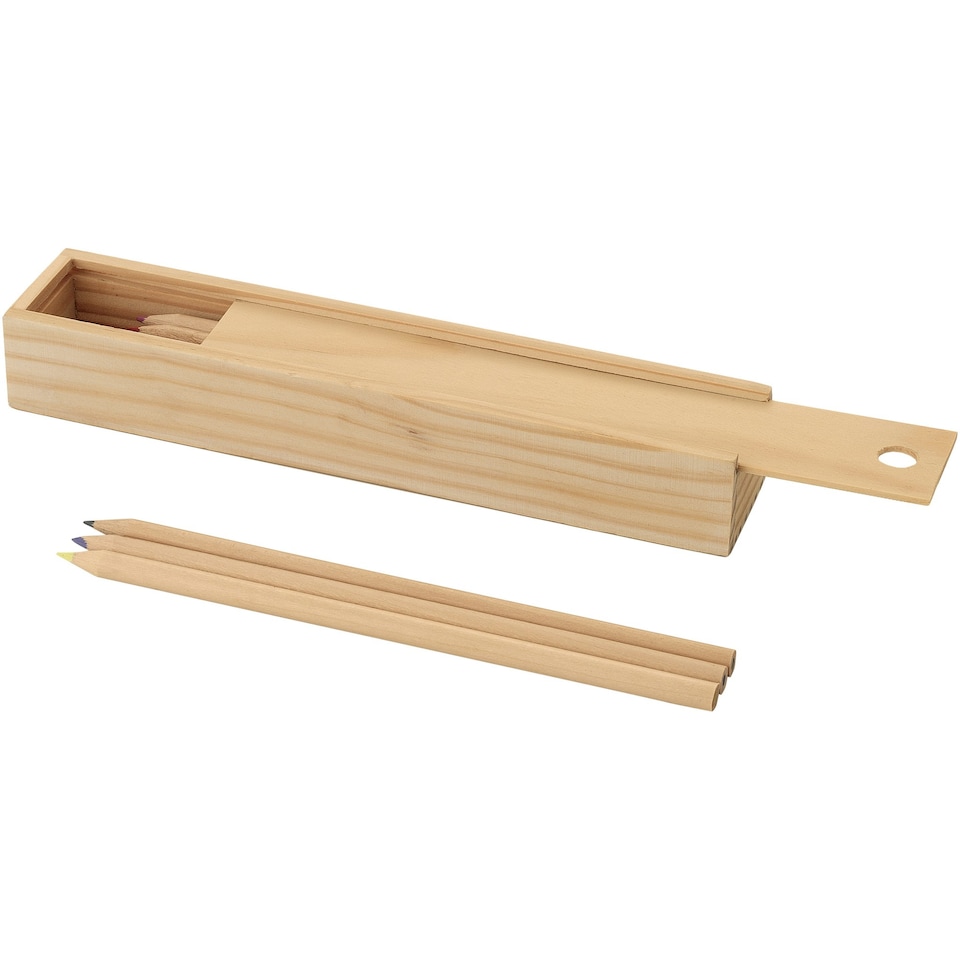 Bullet 12 Piece Pencil Set - Natural - 21 x 4 x 3.0 cm