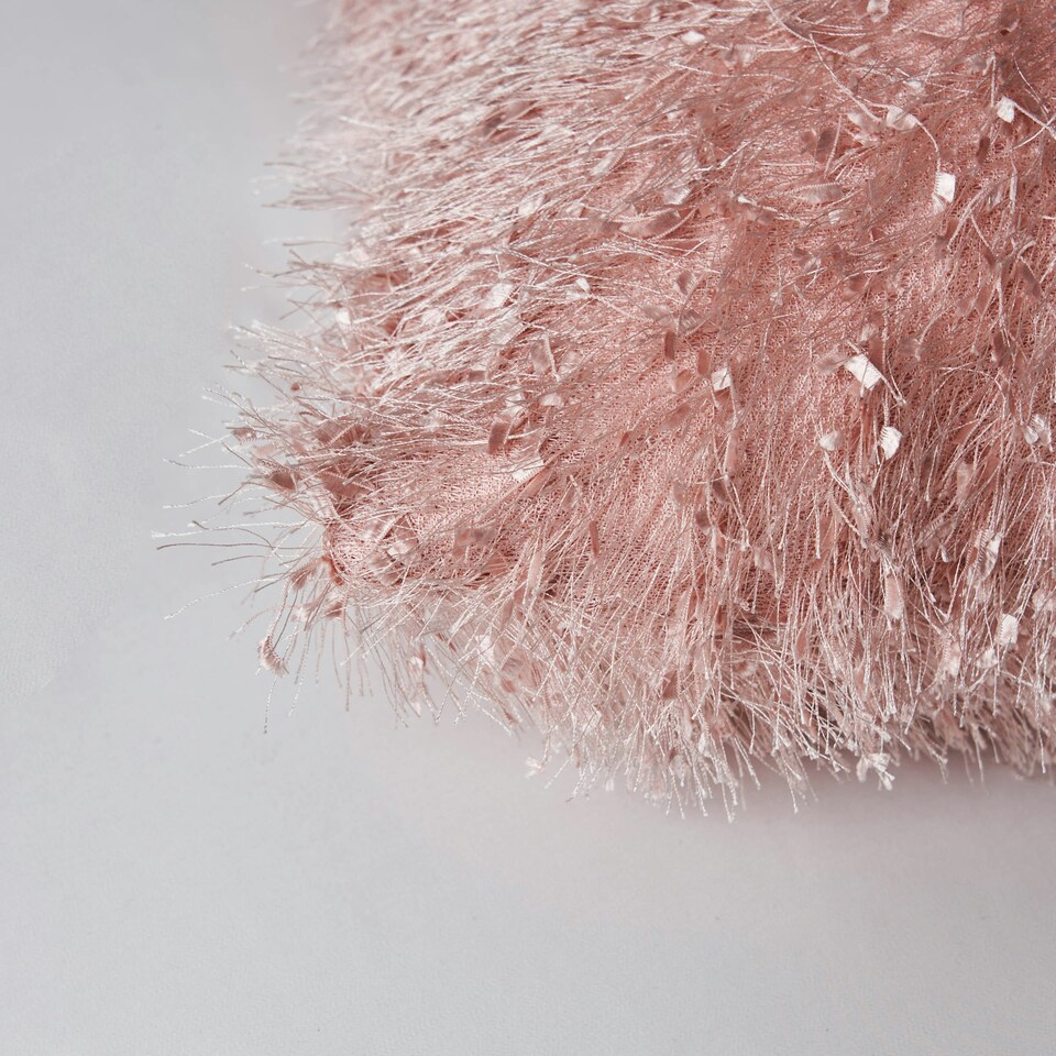 image 1 of BHS Pollyanna Knitted Cushion, Pink