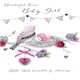 image 2 of Beautiful New Baby Girl Greeting Card Joie De Vivre Range Cards