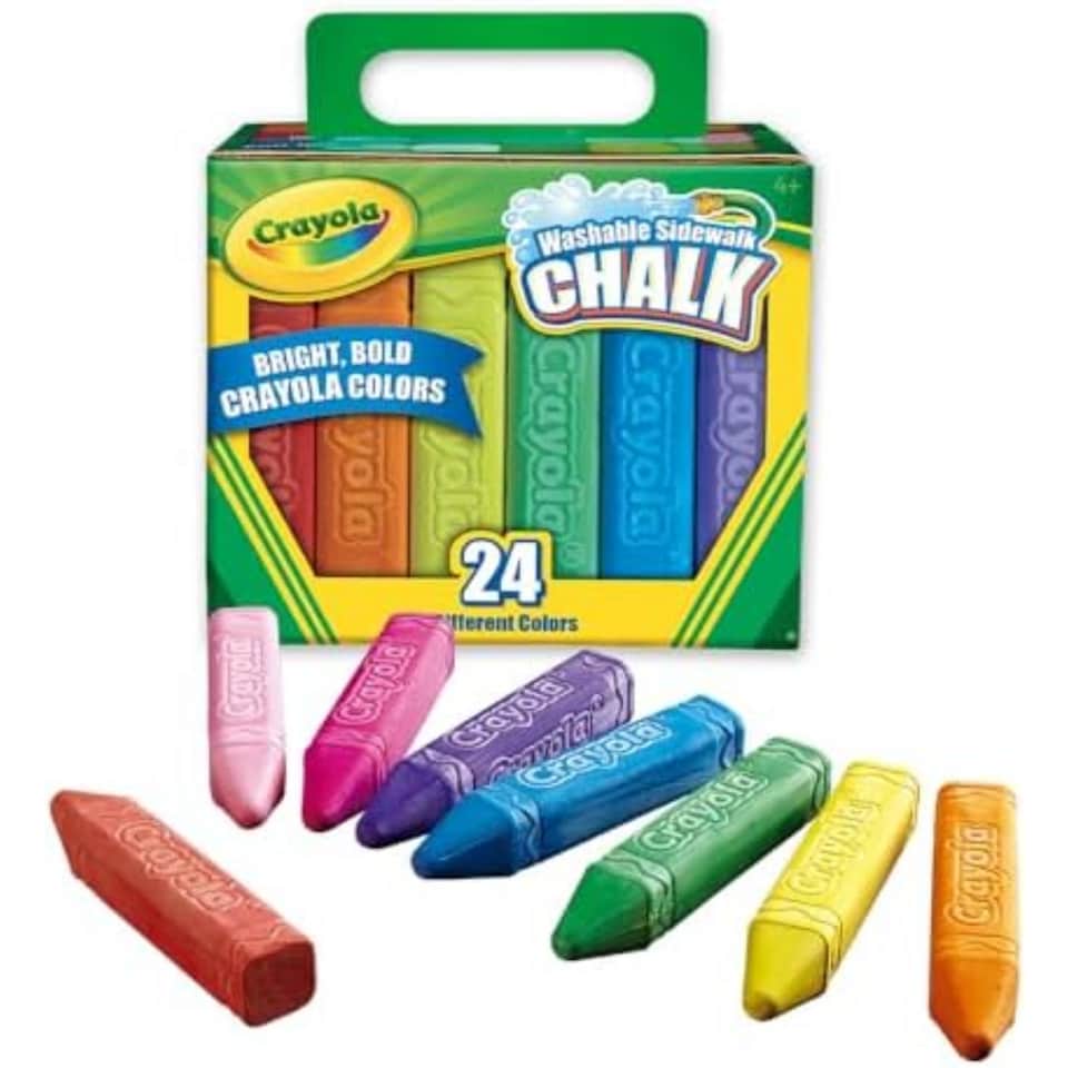 image 1 of Crayola Pavement Chalk Bucket 24 Count