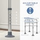 image 5 of HOMCOM Aluminium Shower Stool for Elderly Disabled Non-Slip Bath Stool Blue