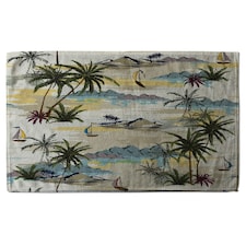 Palm & Sailboats (Kitchen Towel)