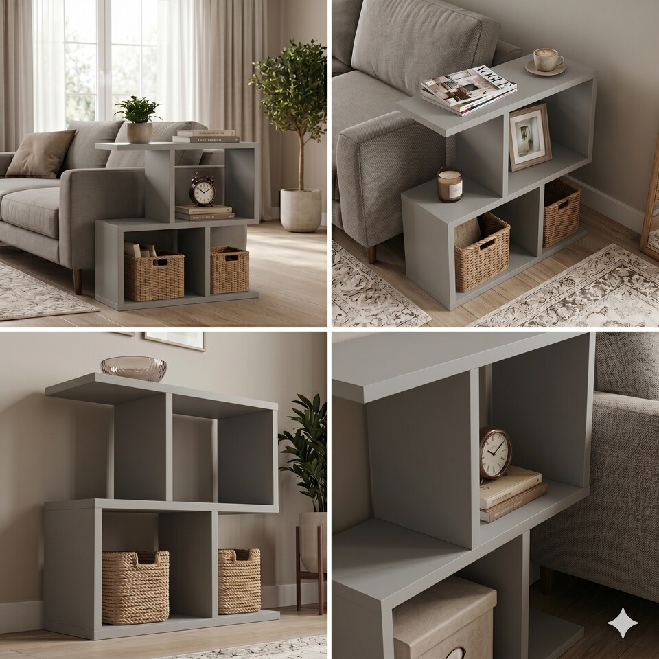 image 1 of Shelving unit Shefa Line Eden 60 Grey