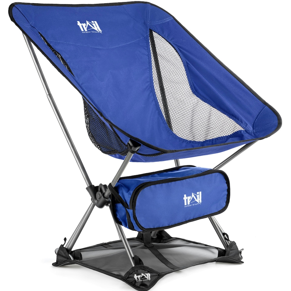 image 1 of Hawk Lightweight Folding Chair - Blue