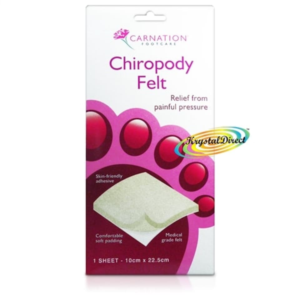 Carnation *Chiropody Felt LARGE* 10X22