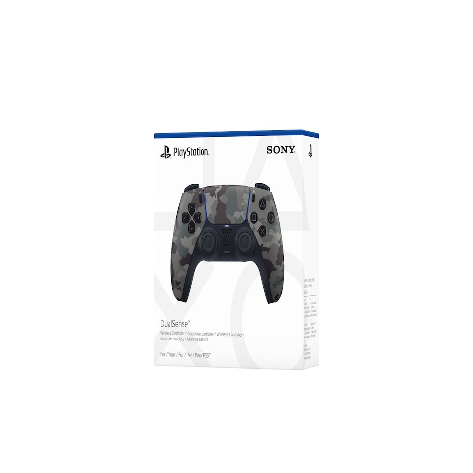 image 1 of Sony Grey Camouflage DualSense Wireless Controller - PlayStation 5 - P5AEPJSNY57635