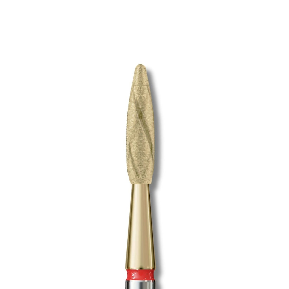 IQ Nails Diamond Nail Drill Bit Long Flame Shaped Fine 2.3mm ZRN Coating 243R.X514.023Z