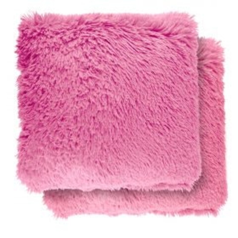 image 1 of Teddy Cushion Cover 43cm x 43cm Pink