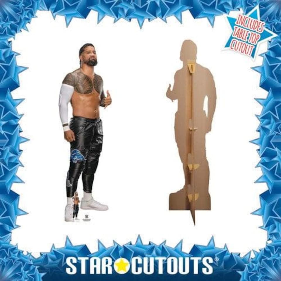 image 1 of Jey Uso Main Event WWE Lifesize Cardboard Cutout 189cm
