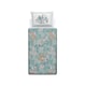 image 1 of Bambi Reversible Cotton Thumper Duvet Cover Set - Green/White/Yellow - Single Green | Single