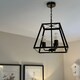 image 7 of Charley 3-Light Black Lantern Ceiling Pendant