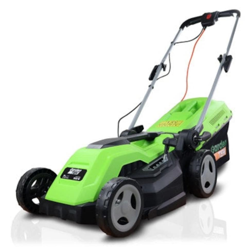 image 1 of GardenTek 38cm Corded Electric Lawn Mower with Rear Roller 1600w/230v | GT38E