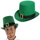 image 1 of Pack of 3 Green Buckle Top Hat Green | One Size
