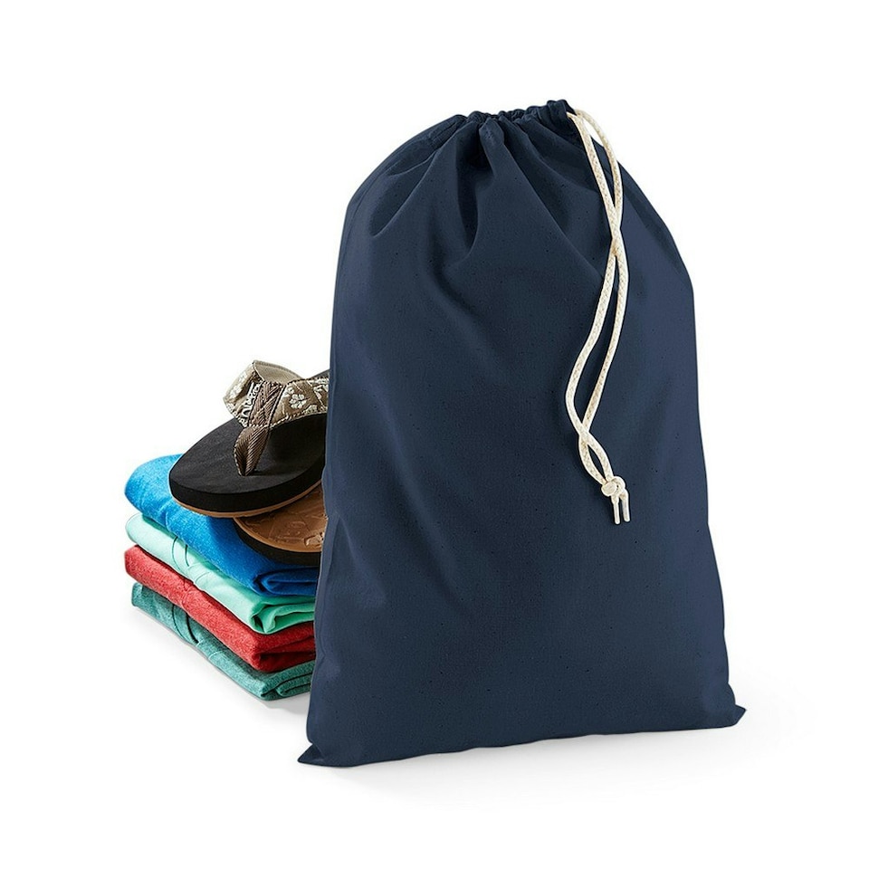 image 1 of Westford Mill Cotton Stuff Bag - Navy Blue - XXS | Multi | Not provided