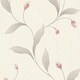 image 1 of Belgravia Tiffany Floral Trial Textured Wallpaper - Pink - 10m x 53cm Pink