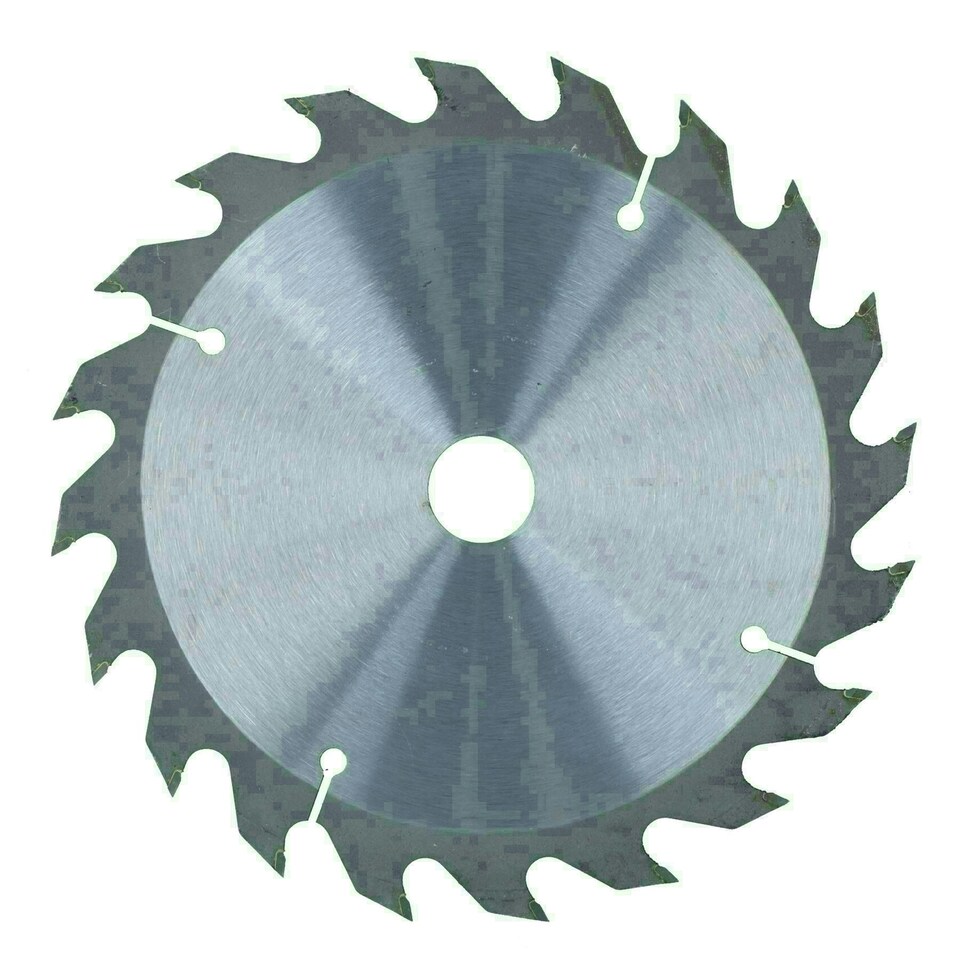 image 1 of Circular Saw Blade 165mm x 20mm 20 Teeth TCT Coarse Cutting Disc Wood 2pc