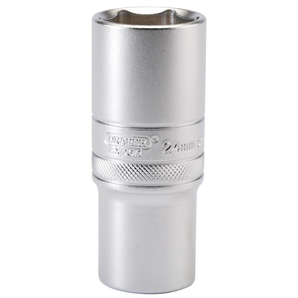 24Mm6Pt Deep Socket 1/2 Dr-Pk - 16655