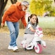 image 3 of COSTWAY 12V Unicorn Ride on Toy Ride on Pony Motorcycle Pink