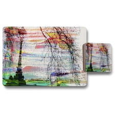 London street light (Placemat & Coaster Set)