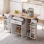 White and Natural Wood