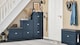 image 8 of SoBuy FSR78-B,Shoe Rack Storage Cabinet with 2 Flip Drawers | Blue | Blue | 1