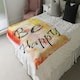 image 4 of Be Happy (Blanket)
