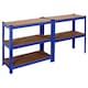 image 3 of House of Home Steel Racking Shelving 5 Tier Heavy Duty Garage Storage Racks Shelf Metal Unit | Blue
