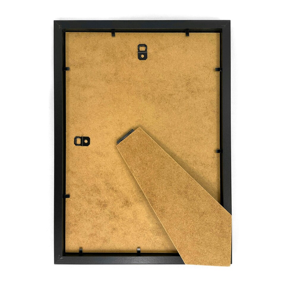 image 1 of Tree Wildflower Meadow At Sunrise Oil Living Room Black Framed Wall Art Print A4