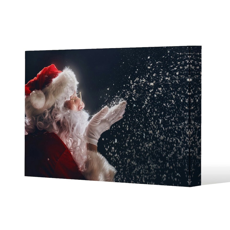 Merry christmas and happy holidays (canvas) 77 x 51 x 4cm
