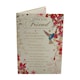image 4 of Special Friend Bird And Red Flower Design Greeting Card