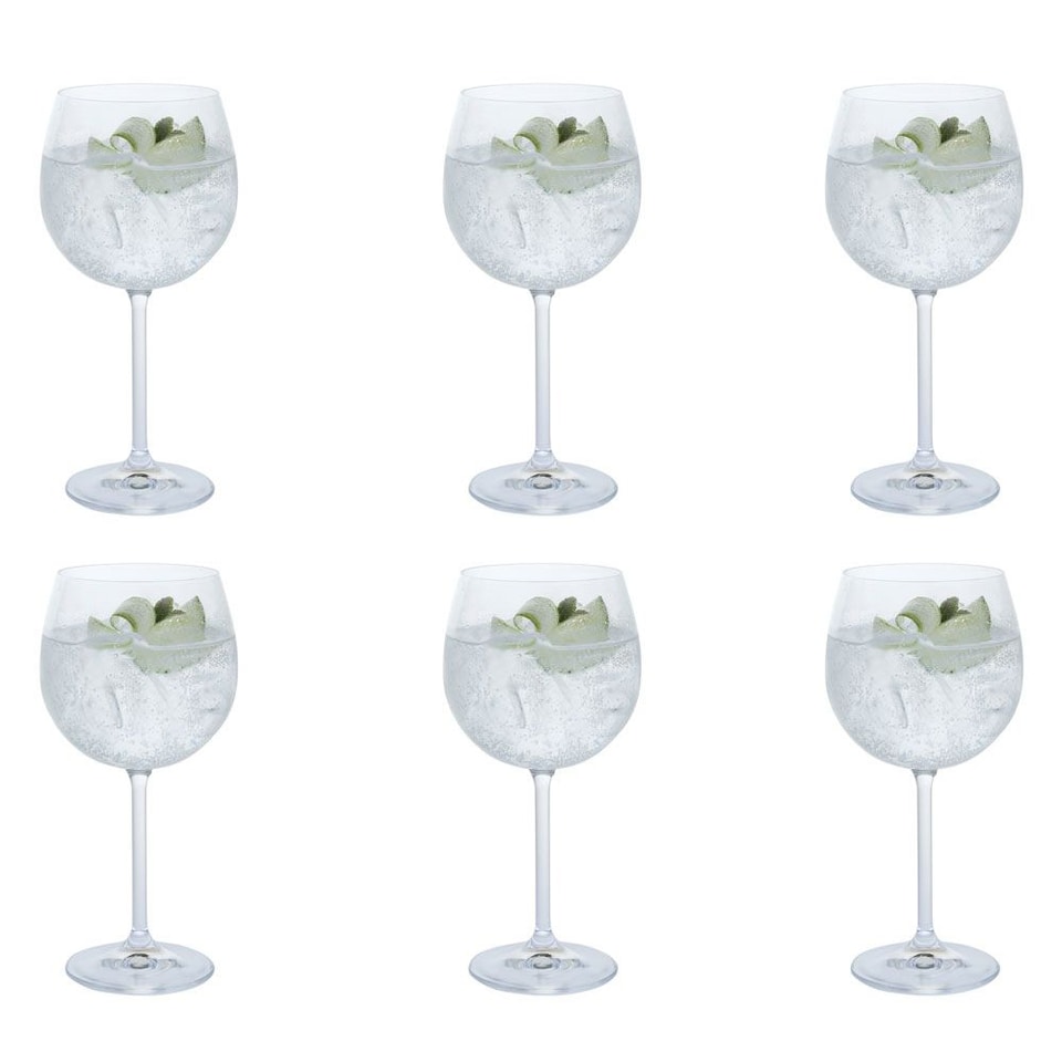 image 1 of Dartington Crystal Copa Gin & Tonic Glasses Set Of 6